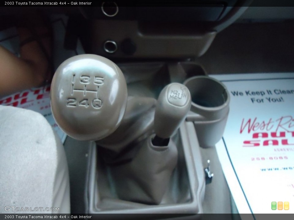 Oak Interior Transmission for the 2003 Toyota Tacoma Xtracab 4x4 #105243806