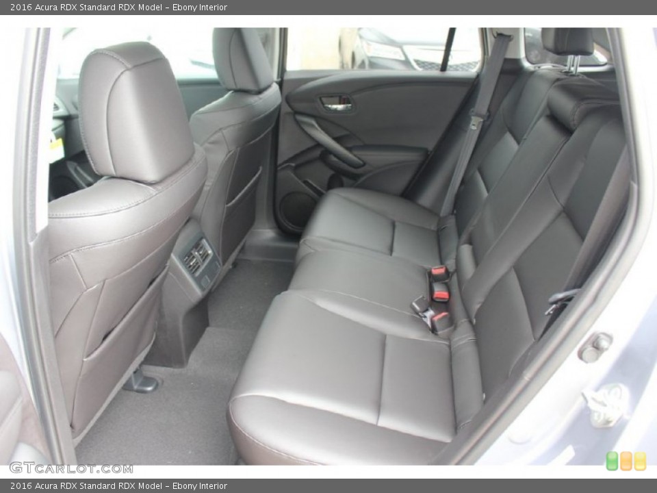 Ebony Interior Rear Seat for the 2016 Acura RDX  #105245735