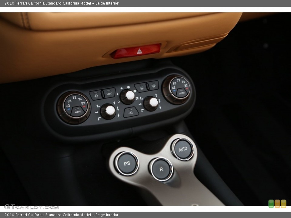 Beige Interior Controls for the 2010 Ferrari California  #105247727