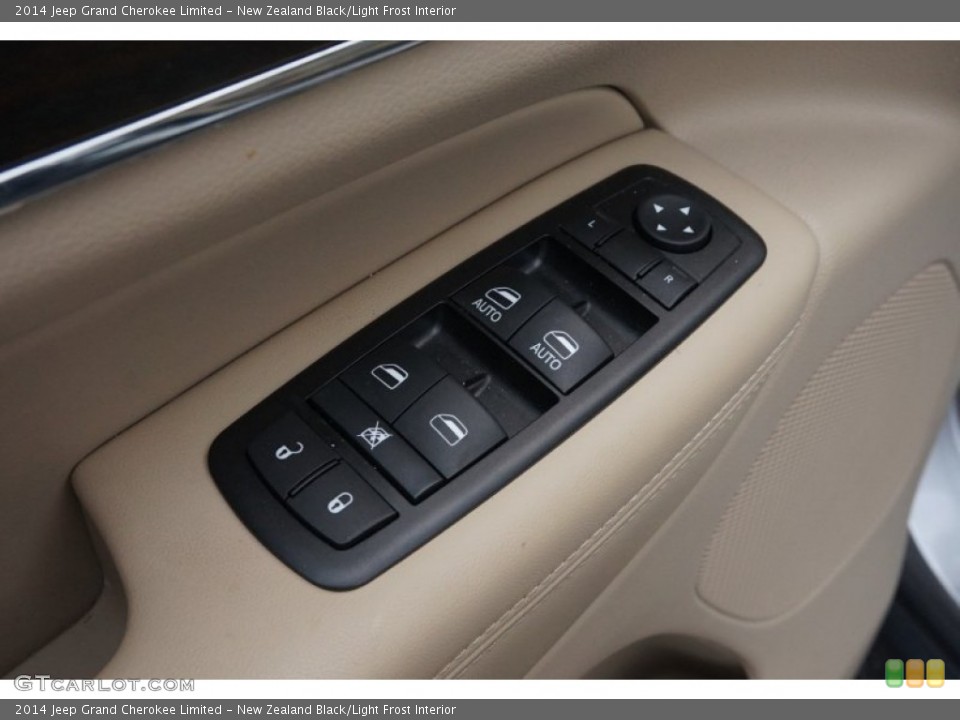 New Zealand Black/Light Frost Interior Controls for the 2014 Jeep Grand Cherokee Limited #105247739