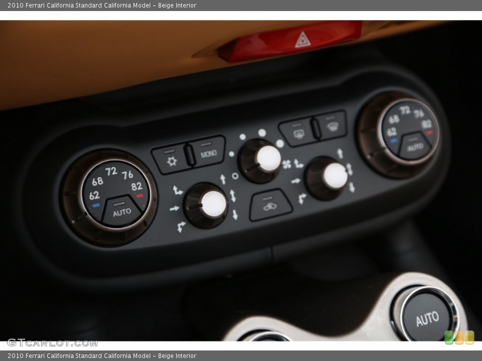 Beige Interior Controls for the 2010 Ferrari California  #105247760