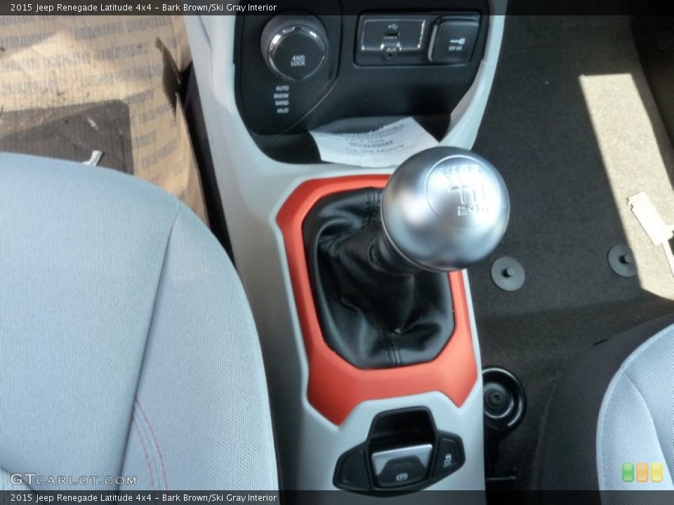 Bark Brown/Ski Gray Interior Transmission for the 2015 Jeep Renegade Latitude 4x4 #105251646