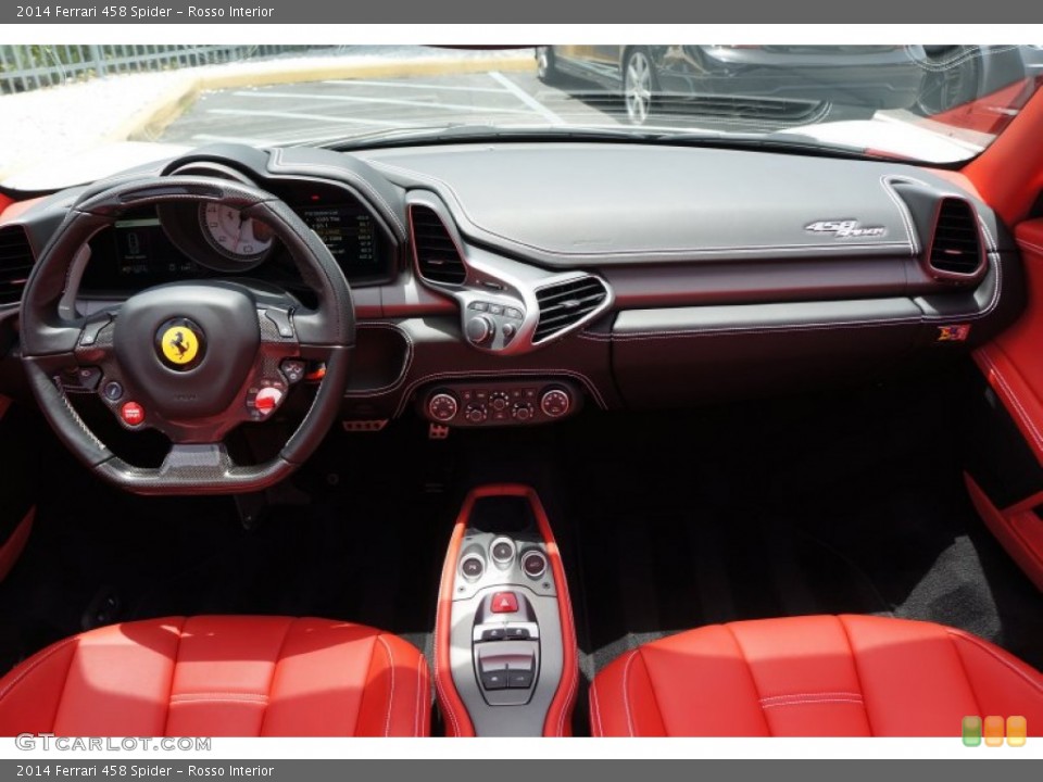 Rosso Interior Dashboard for the 2014 Ferrari 458 Spider #105261816