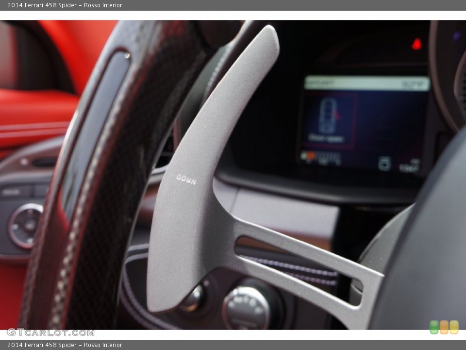 Rosso Interior Transmission for the 2014 Ferrari 458 Spider #105262164