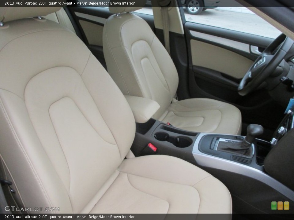 Velvet Beige/Moor Brown Interior Front Seat for the 2013 Audi Allroad 2.0T quattro Avant #105263901