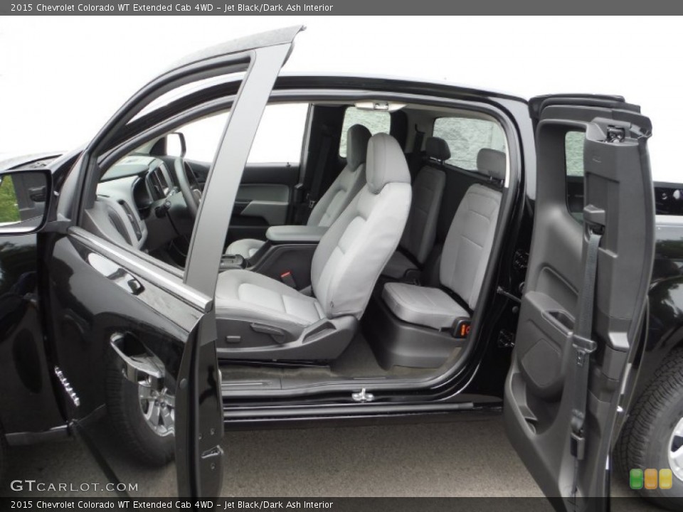 Jet Black/Dark Ash Interior Photo for the 2015 Chevrolet Colorado WT Extended Cab 4WD #105266172