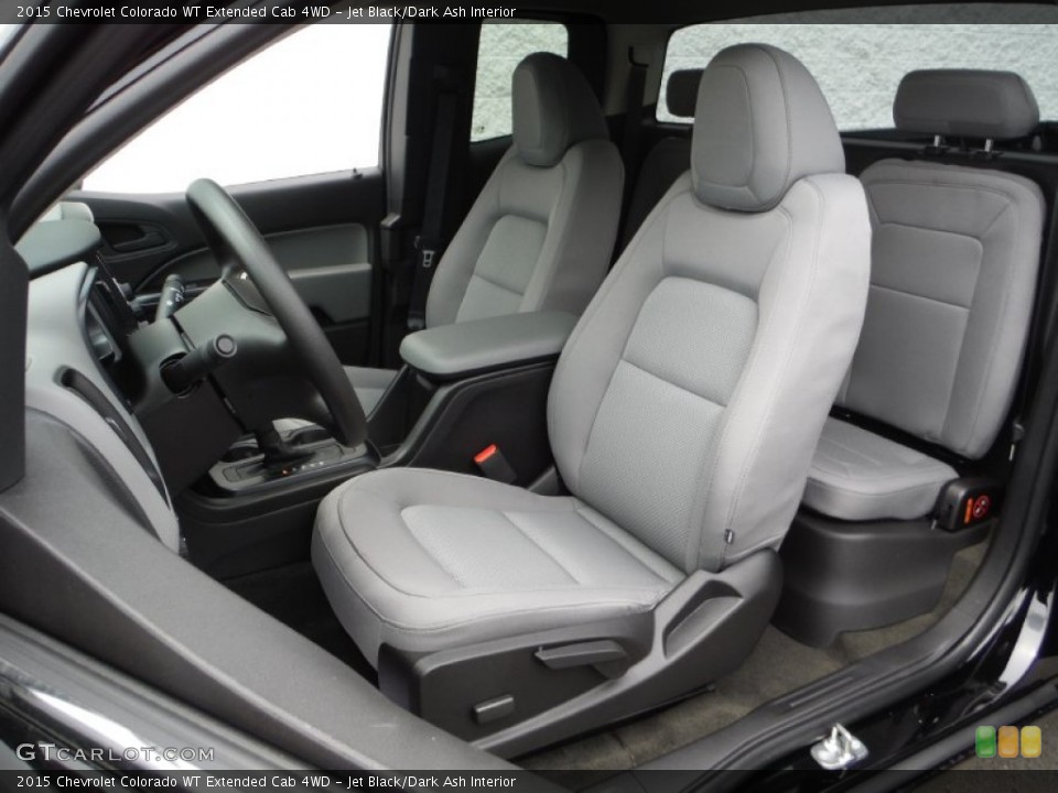Jet Black/Dark Ash Interior Photo for the 2015 Chevrolet Colorado WT Extended Cab 4WD #105266424