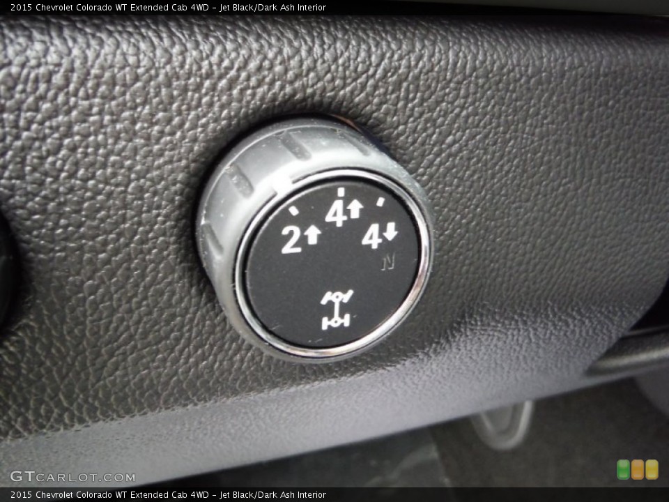 Jet Black/Dark Ash Interior Controls for the 2015 Chevrolet Colorado WT Extended Cab 4WD #105266484
