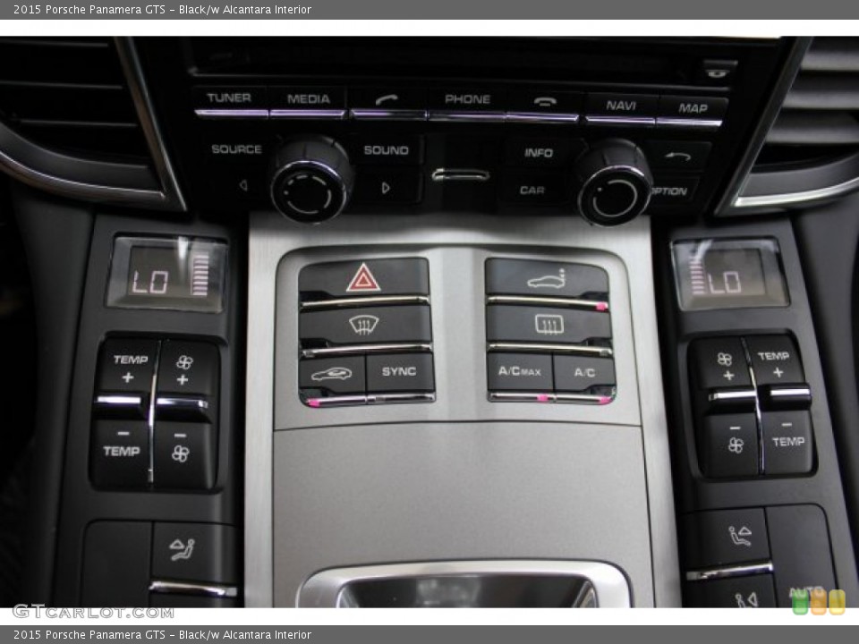 Black/w Alcantara Interior Controls for the 2015 Porsche Panamera GTS #105280197