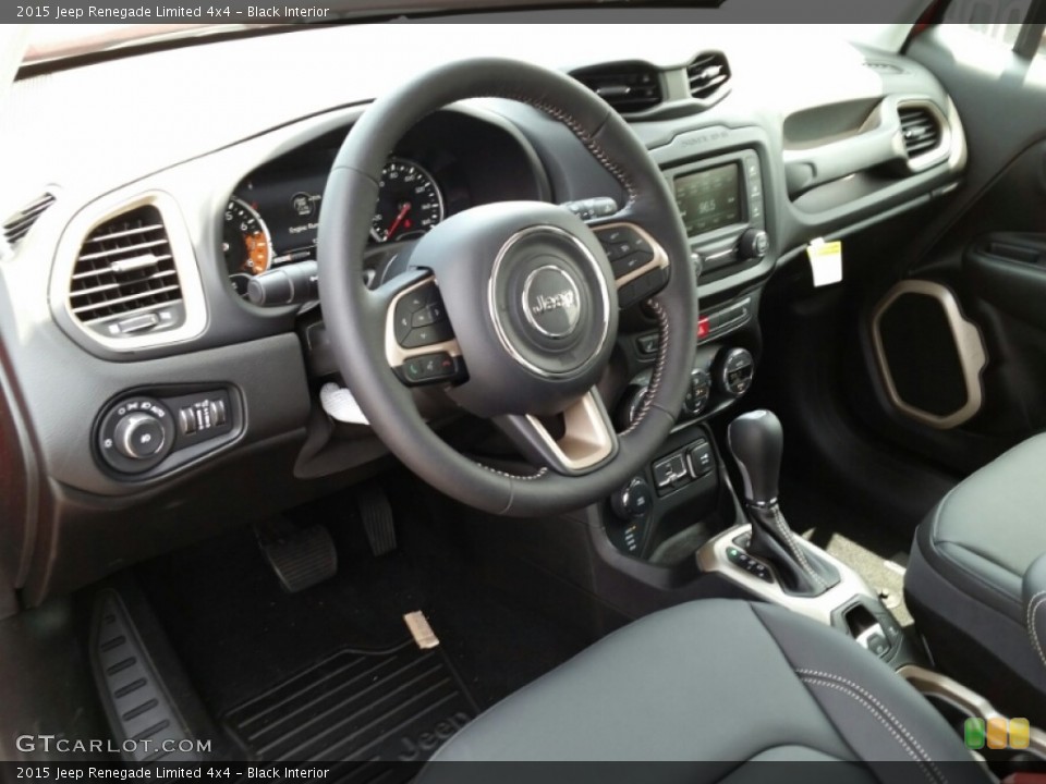 Black Interior Prime Interior for the 2015 Jeep Renegade Limited 4x4 #105283781