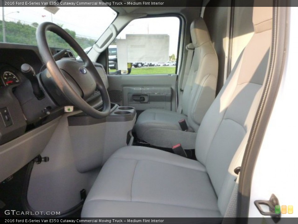 Medium Flint Interior Photo for the 2016 Ford E-Series Van E350 Cutaway Commercial Moving Truck #105284570