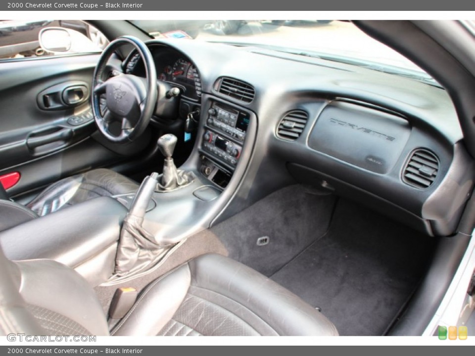 Black Interior Dashboard for the 2000 Chevrolet Corvette Coupe #105288475
