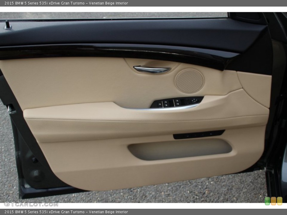 Venetian Beige Interior Door Panel for the 2015 BMW 5 Series 535i xDrive Gran Turismo #105288824