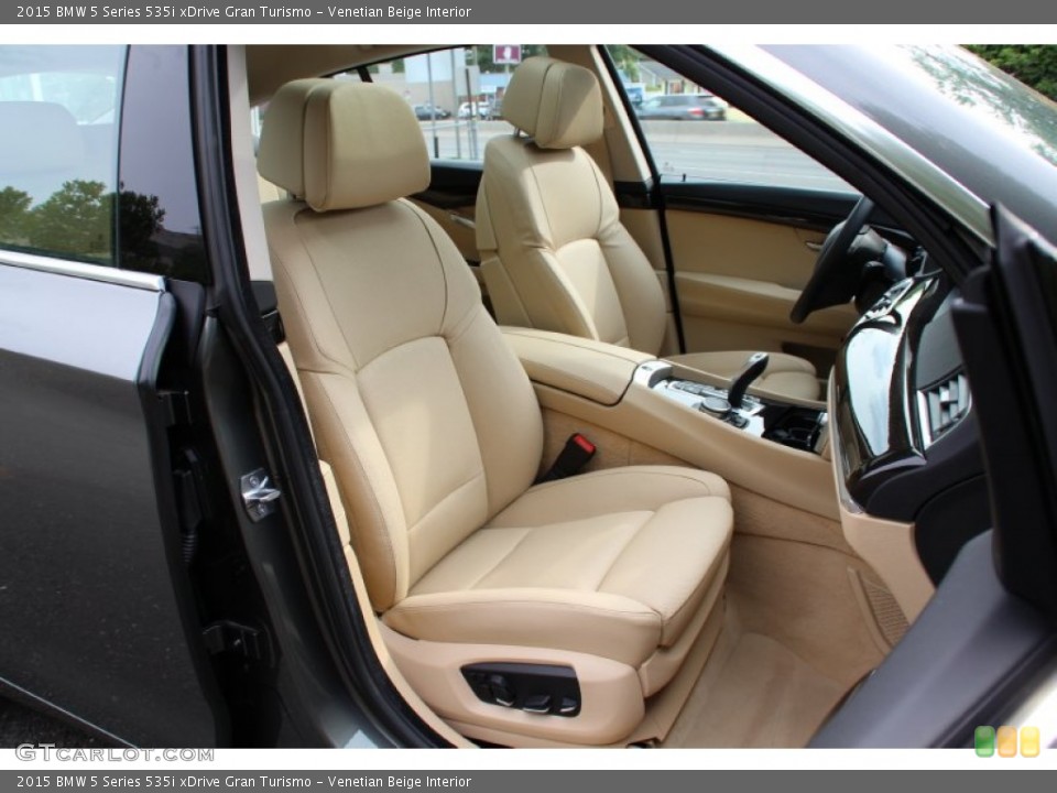 Venetian Beige 2015 BMW 5 Series Interiors