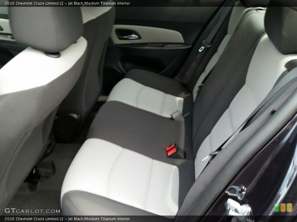 Jet Black/Medium Titanium Interior Rear Seat for the 2016 Chevrolet Cruze Limited LS #105291059