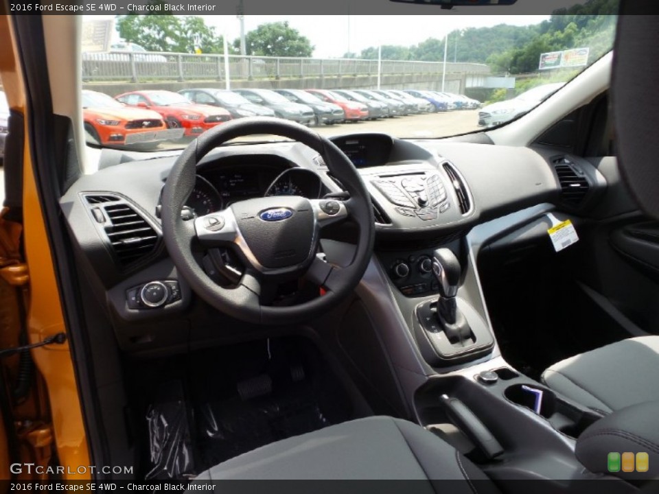 Charcoal Black Interior Prime Interior for the 2016 Ford Escape SE 4WD #105299130