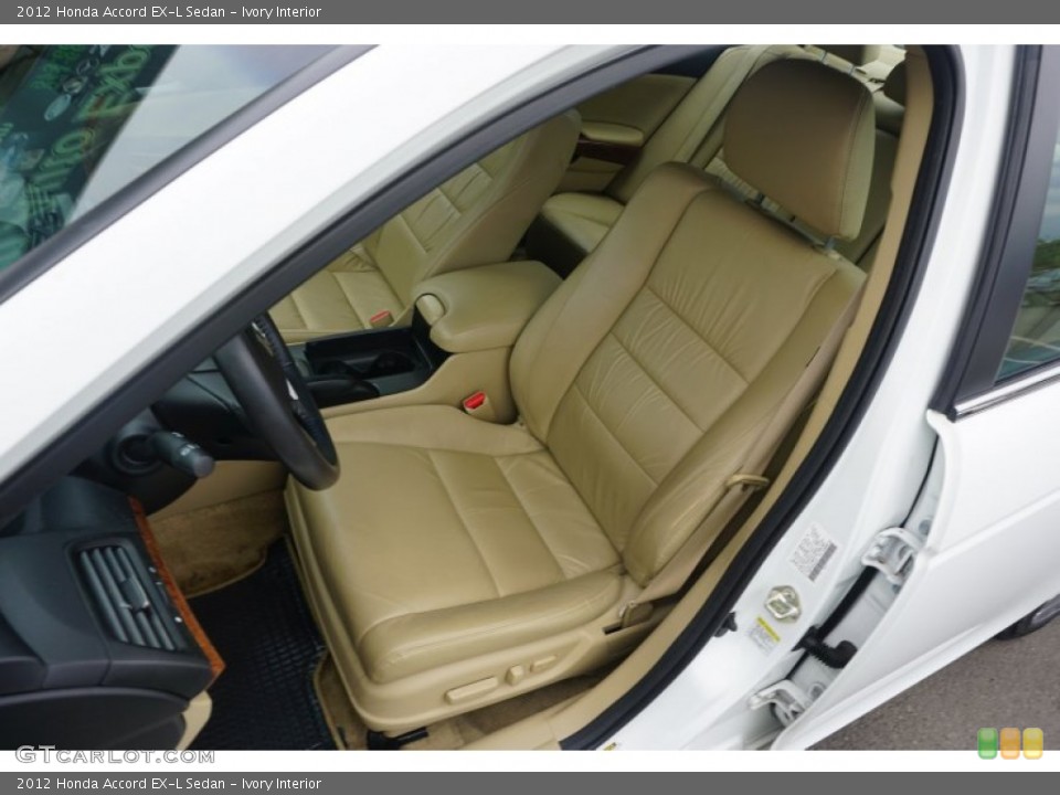 Ivory Interior Front Seat for the 2012 Honda Accord EX-L Sedan #105301871