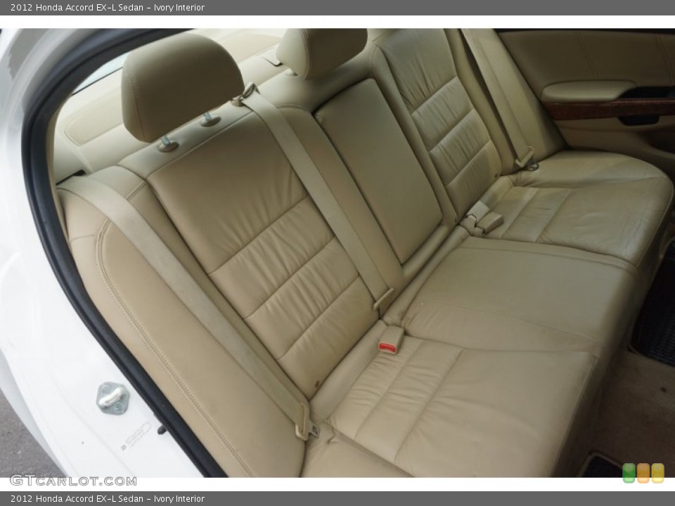 Ivory Interior Rear Seat for the 2012 Honda Accord EX-L Sedan #105302066