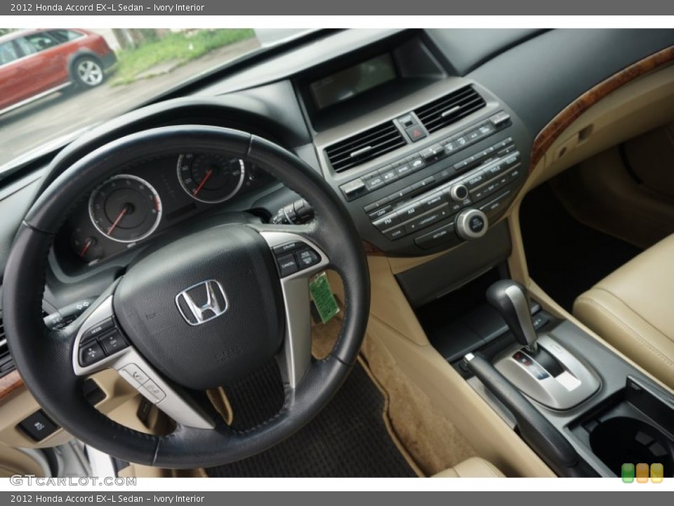 Ivory Interior Dashboard for the 2012 Honda Accord EX-L Sedan #105302315