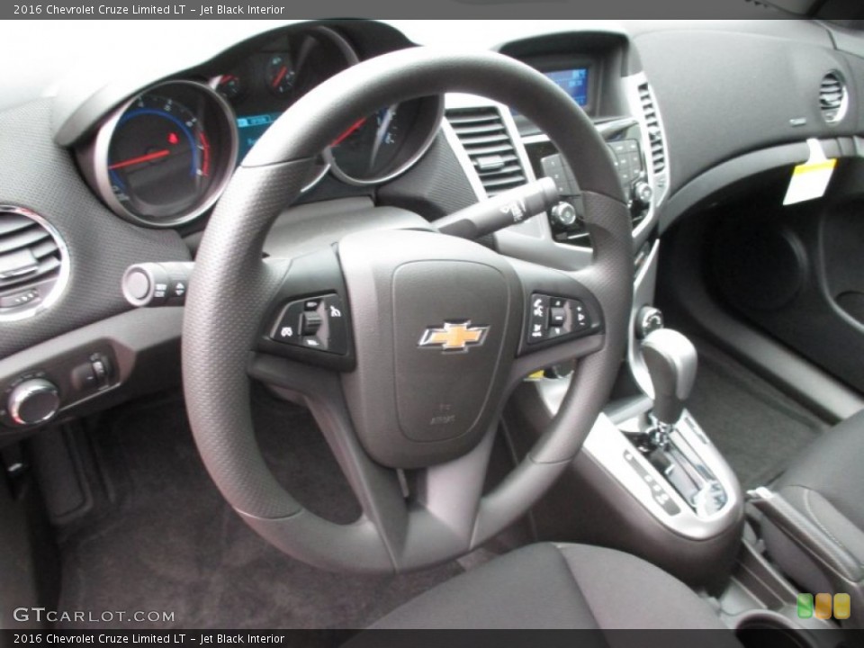 Jet Black Interior Steering Wheel for the 2016 Chevrolet Cruze Limited LT #105307784