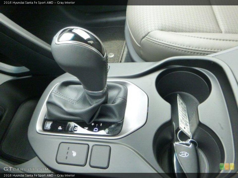 Gray Interior Transmission for the 2016 Hyundai Santa Fe Sport AWD #105307823