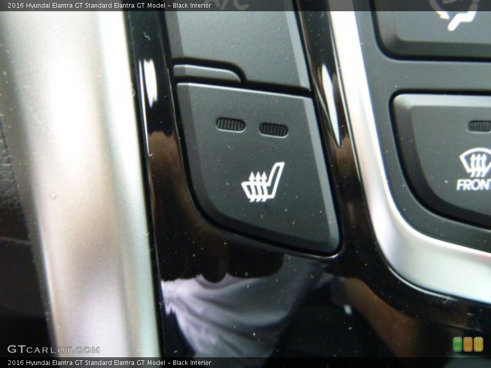 Black Interior Controls for the 2016 Hyundai Elantra GT  #105309038