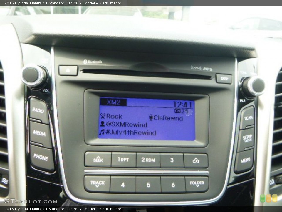 Black Interior Controls for the 2016 Hyundai Elantra GT  #105309059