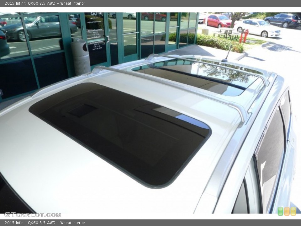 Wheat Interior Sunroof for the 2015 Infiniti QX60 3.5 AWD #105316634