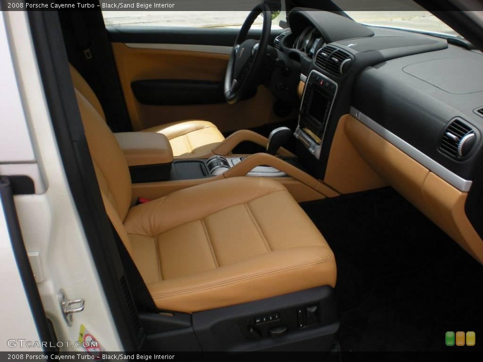 Black/Sand Beige Interior Photo for the 2008 Porsche Cayenne Turbo #10531890