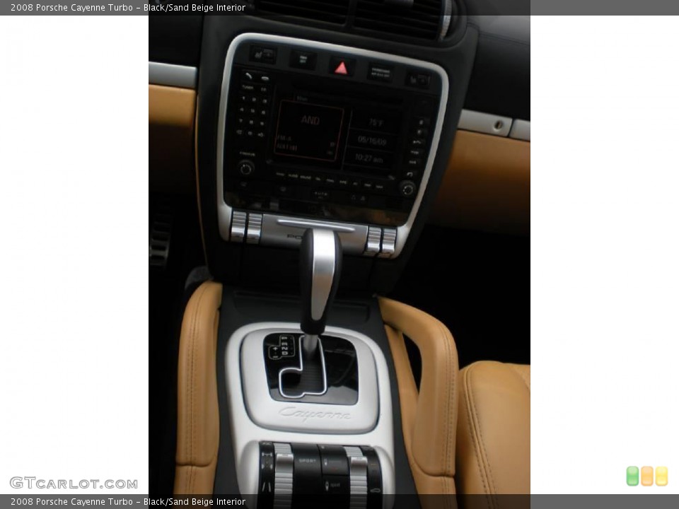Black/Sand Beige Interior Transmission for the 2008 Porsche Cayenne Turbo #10531980