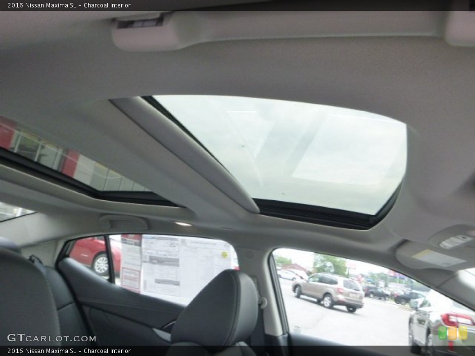 Charcoal Interior Sunroof for the 2016 Nissan Maxima SL #105321431