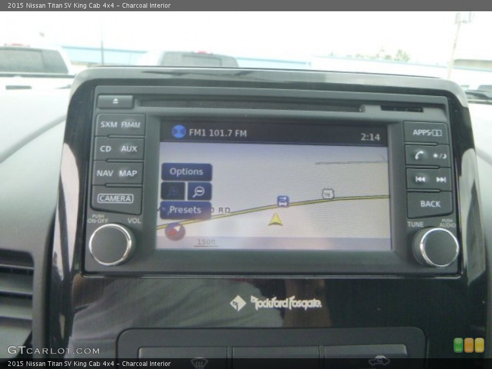 Charcoal Interior Navigation for the 2015 Nissan Titan SV King Cab 4x4 #105321674