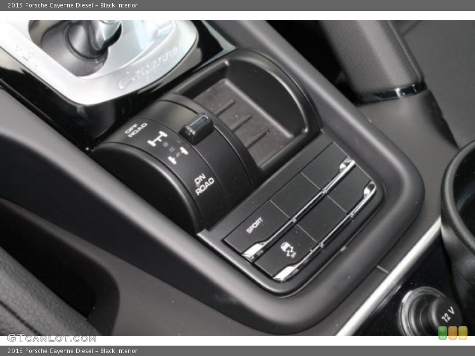 Black Interior Controls for the 2015 Porsche Cayenne Diesel #105322346
