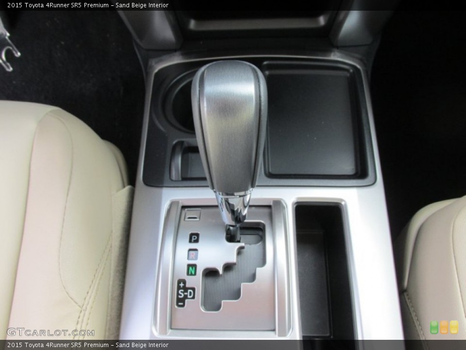 Sand Beige Interior Transmission for the 2015 Toyota 4Runner SR5 Premium #105337737