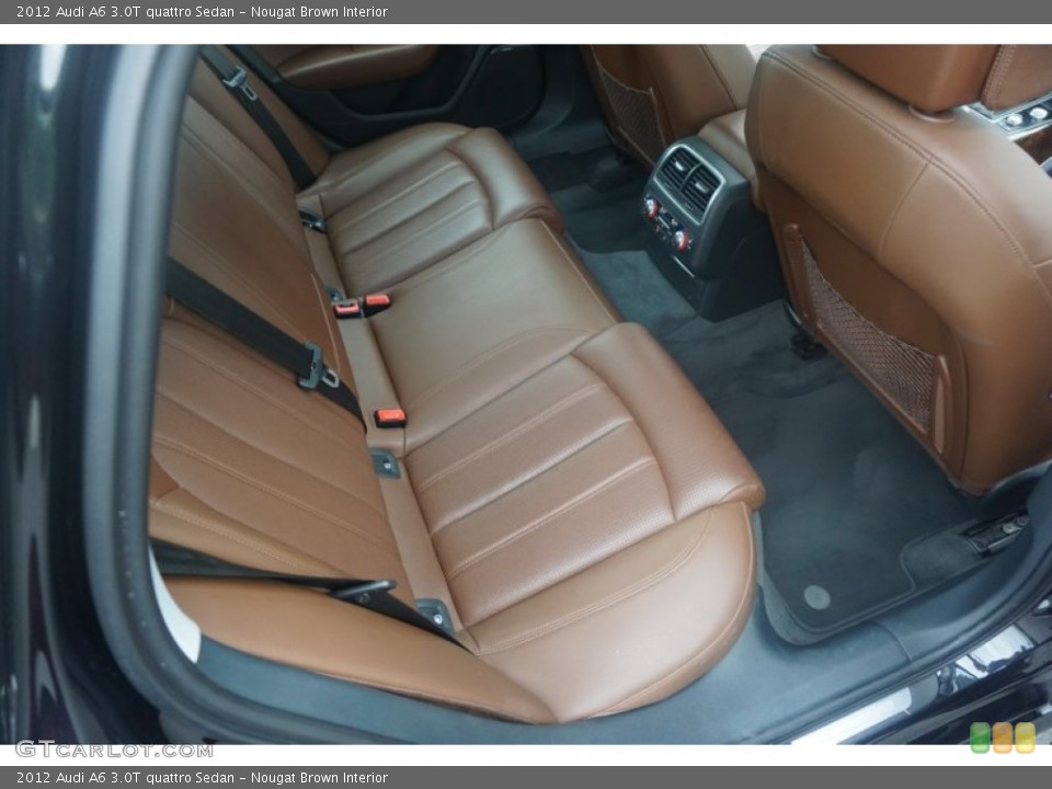 Nougat Brown Interior Rear Seat for the 2012 Audi A6 3.0T quattro Sedan #105339171