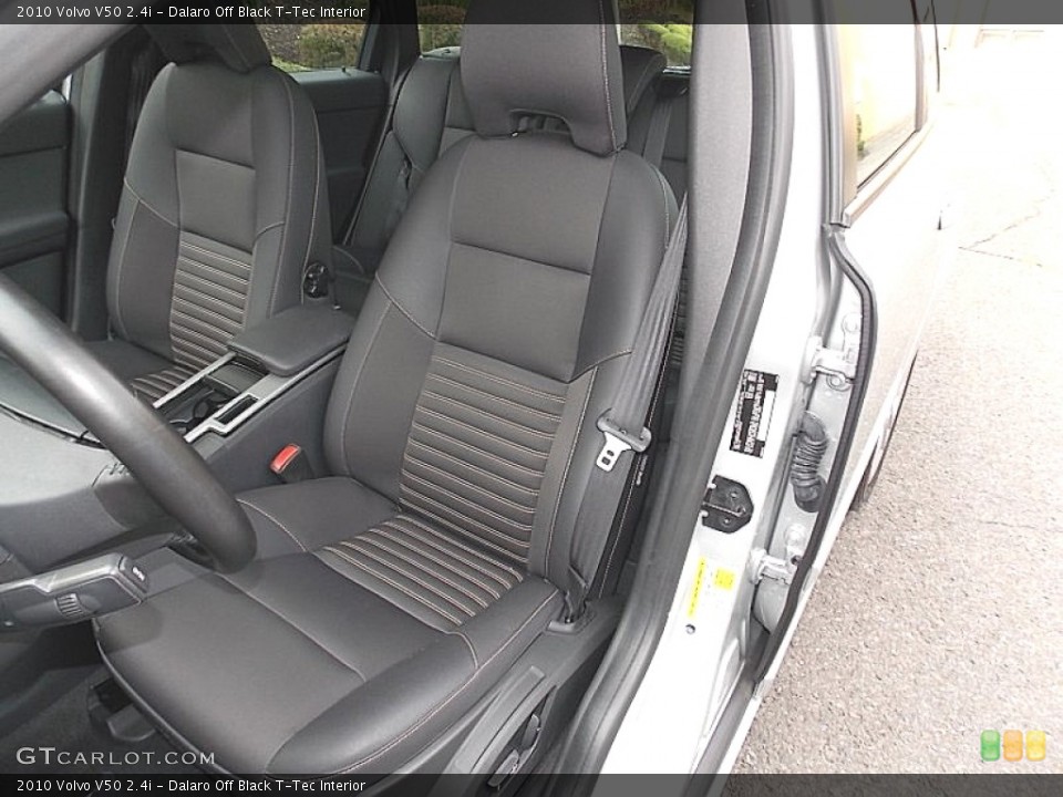 Dalaro Off Black T-Tec Interior Front Seat for the 2010 Volvo V50 2.4i #105339441