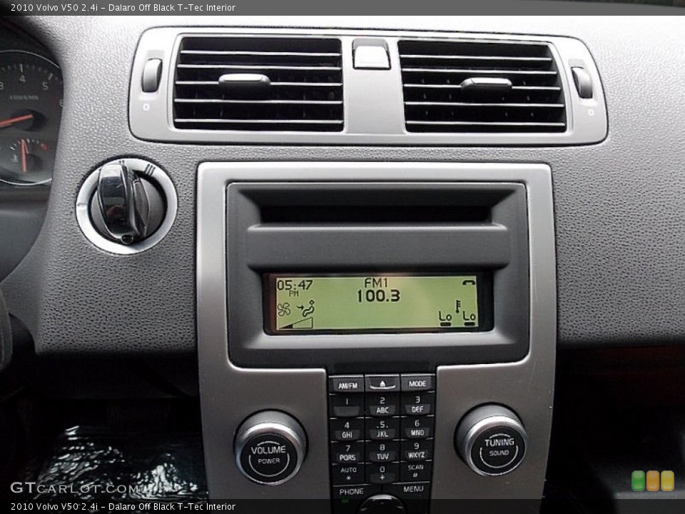 Dalaro Off Black T-Tec Interior Controls for the 2010 Volvo V50 2.4i #105339786