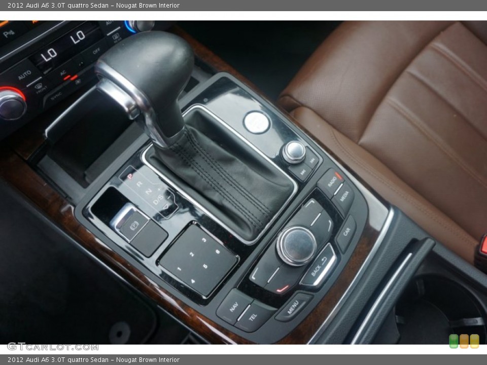 Nougat Brown Interior Transmission for the 2012 Audi A6 3.0T quattro Sedan #105339795