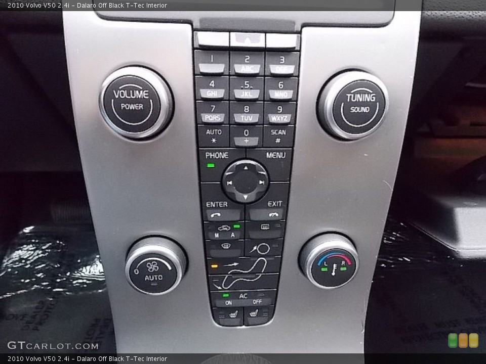 Dalaro Off Black T-Tec Interior Controls for the 2010 Volvo V50 2.4i #105339807