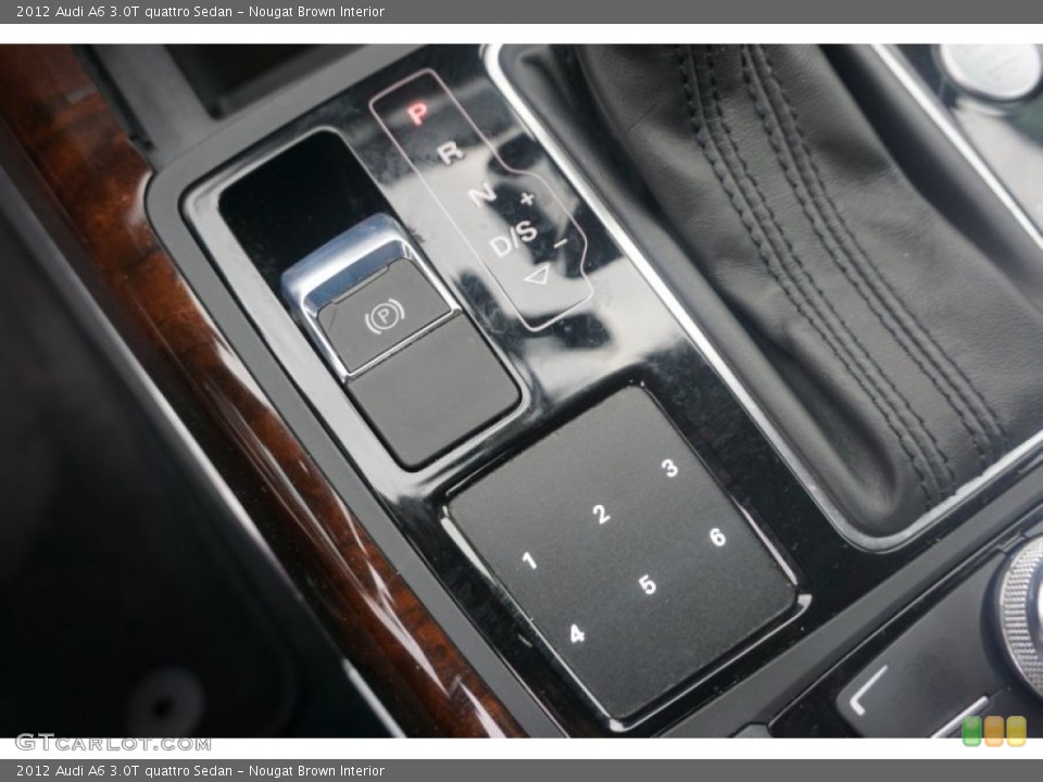 Nougat Brown Interior Controls for the 2012 Audi A6 3.0T quattro Sedan #105339840