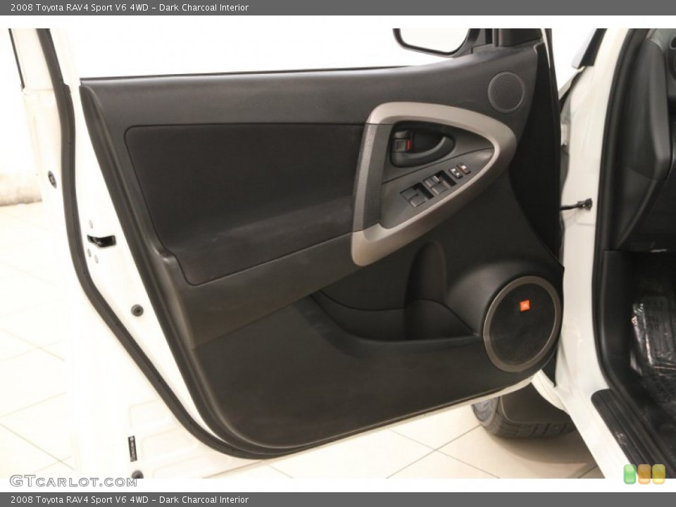 Dark Charcoal Interior Door Panel for the 2008 Toyota RAV4 Sport V6 4WD #105343347