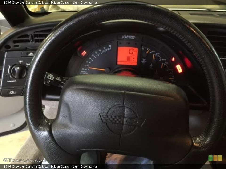 Light Gray Interior Gauges for the 1996 Chevrolet Corvette Collector Edition Coupe #105348607