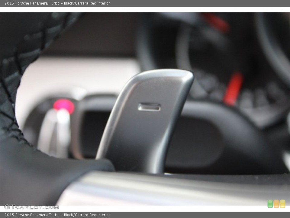 Black/Carrera Red Interior Transmission for the 2015 Porsche Panamera Turbo #105353788