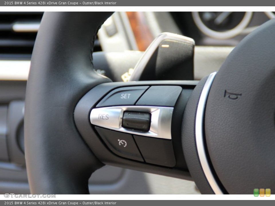 Oyster/Black Interior Controls for the 2015 BMW 4 Series 428i xDrive Gran Coupe #105356164