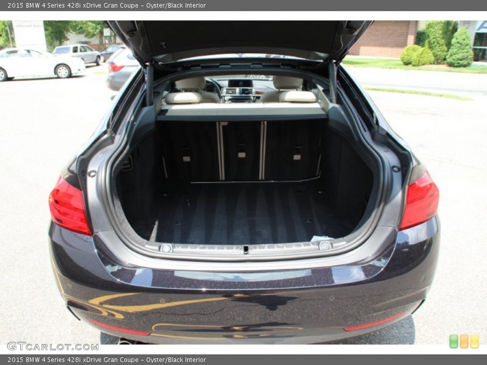 Oyster/Black Interior Trunk for the 2015 BMW 4 Series 428i xDrive Gran Coupe #105356230