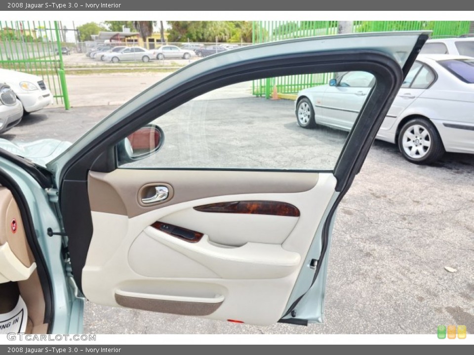 Ivory Interior Door Panel for the 2008 Jaguar S-Type 3.0 #105357124