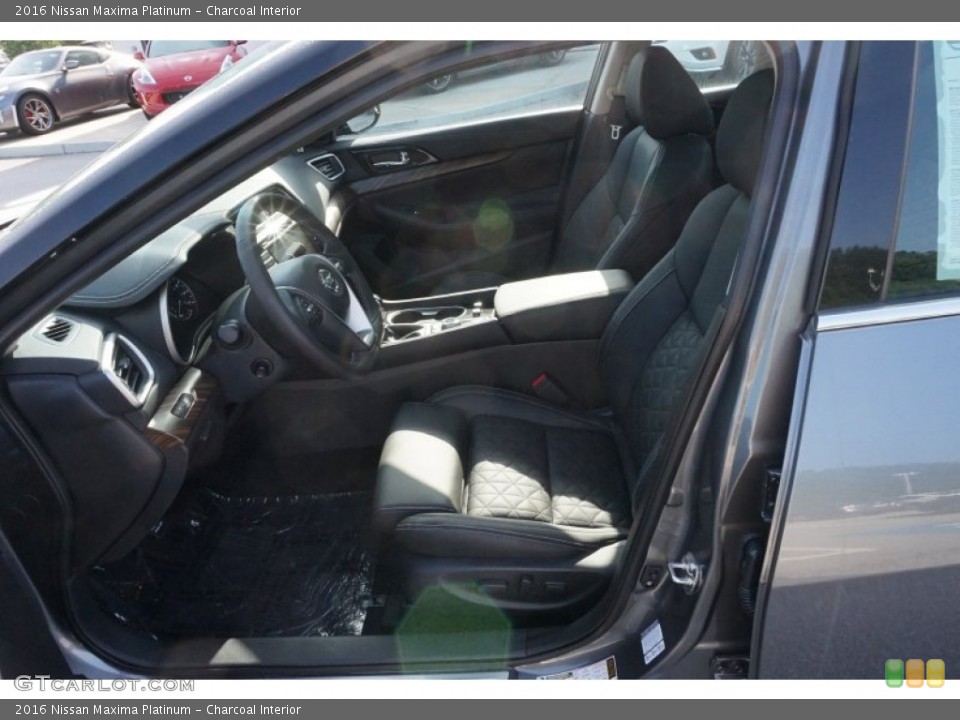 Charcoal Interior Front Seat for the 2016 Nissan Maxima Platinum #105381024