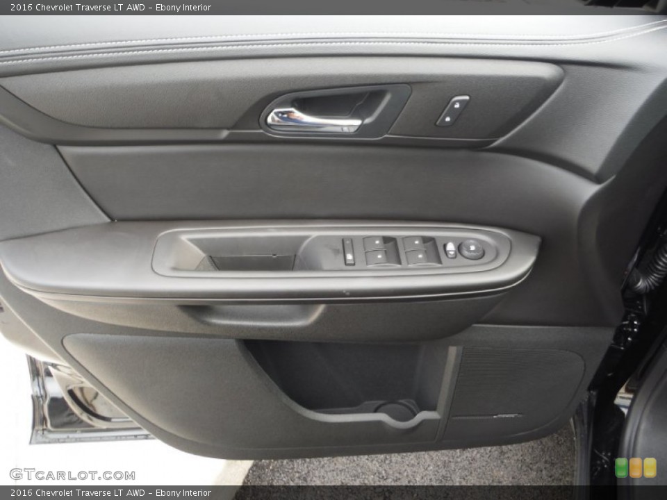 Ebony Interior Door Panel for the 2016 Chevrolet Traverse LT AWD #105385522