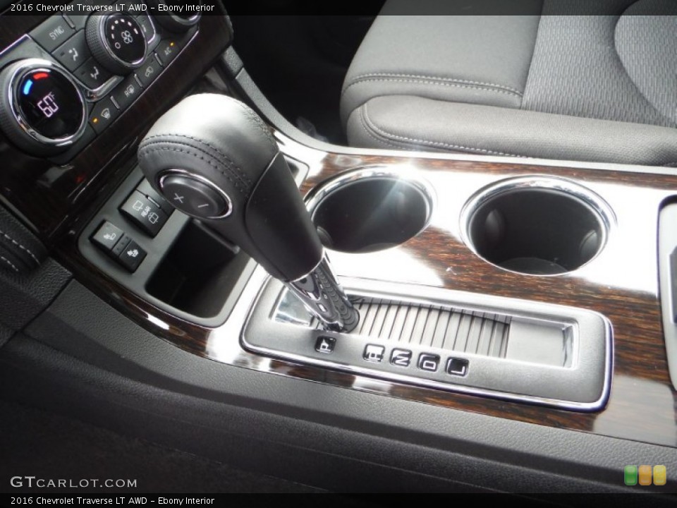 Ebony Interior Transmission for the 2016 Chevrolet Traverse LT AWD #105385561