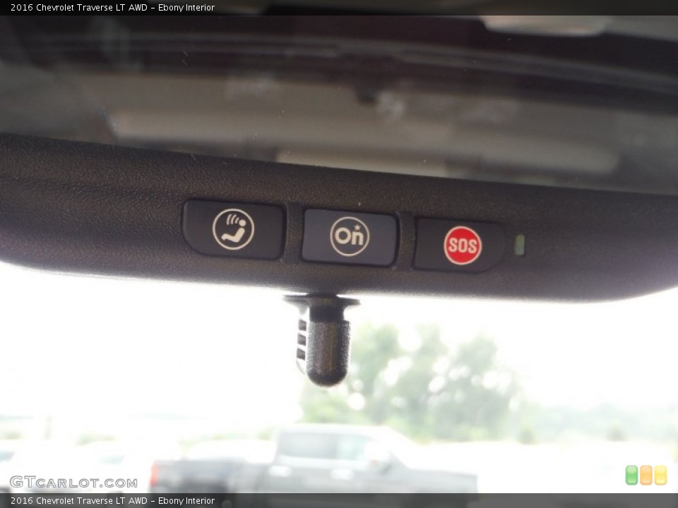 Ebony Interior Controls for the 2016 Chevrolet Traverse LT AWD #105385624